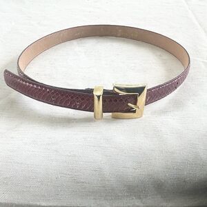 Vintage Snakeskin Women’s Belt S/M